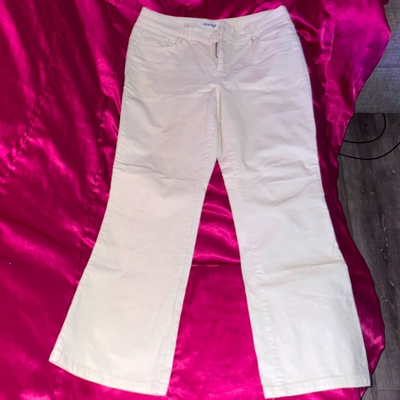 St. John's Bay Pants - St Johns Bay White Corduroy Pants 🤍
